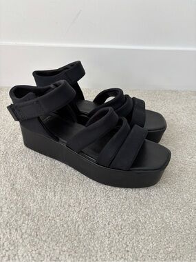 Vagabond Shoemakers Bonnie Ankle Strap Platform Sandals Black EU 40